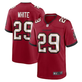 mens nike rachaad white red tampa bay buccaneers game player